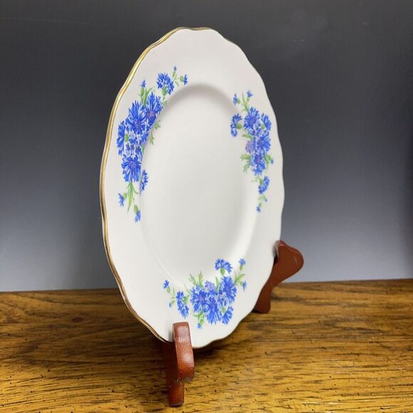 Colclough Fine Bone China SALAD Plate Floral Made in England‎ Luncheon - Picture 4 of 7